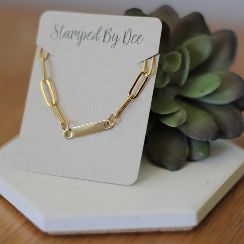 Hand-Stamped and Dainty
