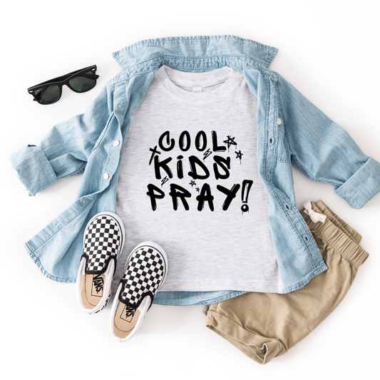 COOL KIDS PRAY - Unisex Kids T-Shirt - Made to Order