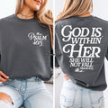 GOD IS WITHIN' HER - Made to order