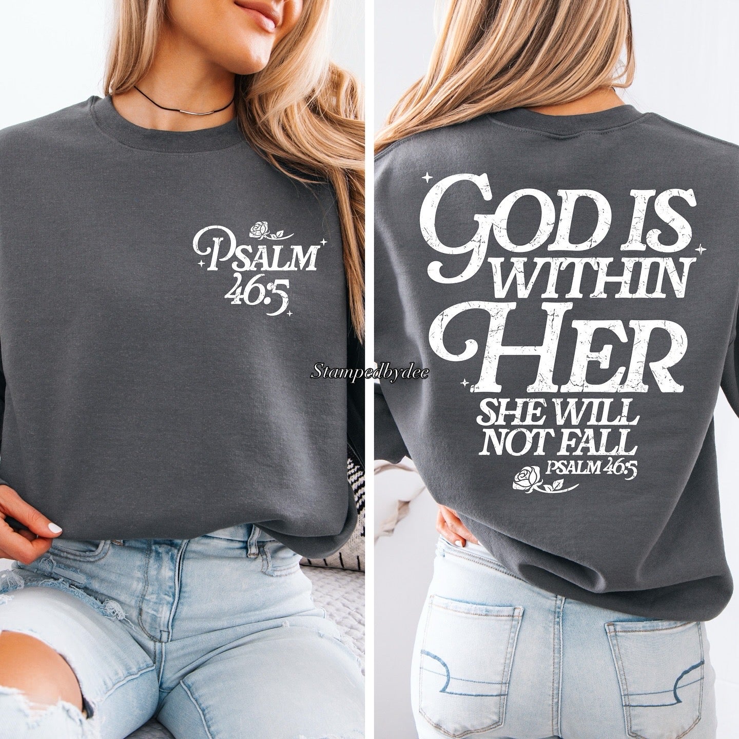 GOD IS WITHIN' HER - Made to order