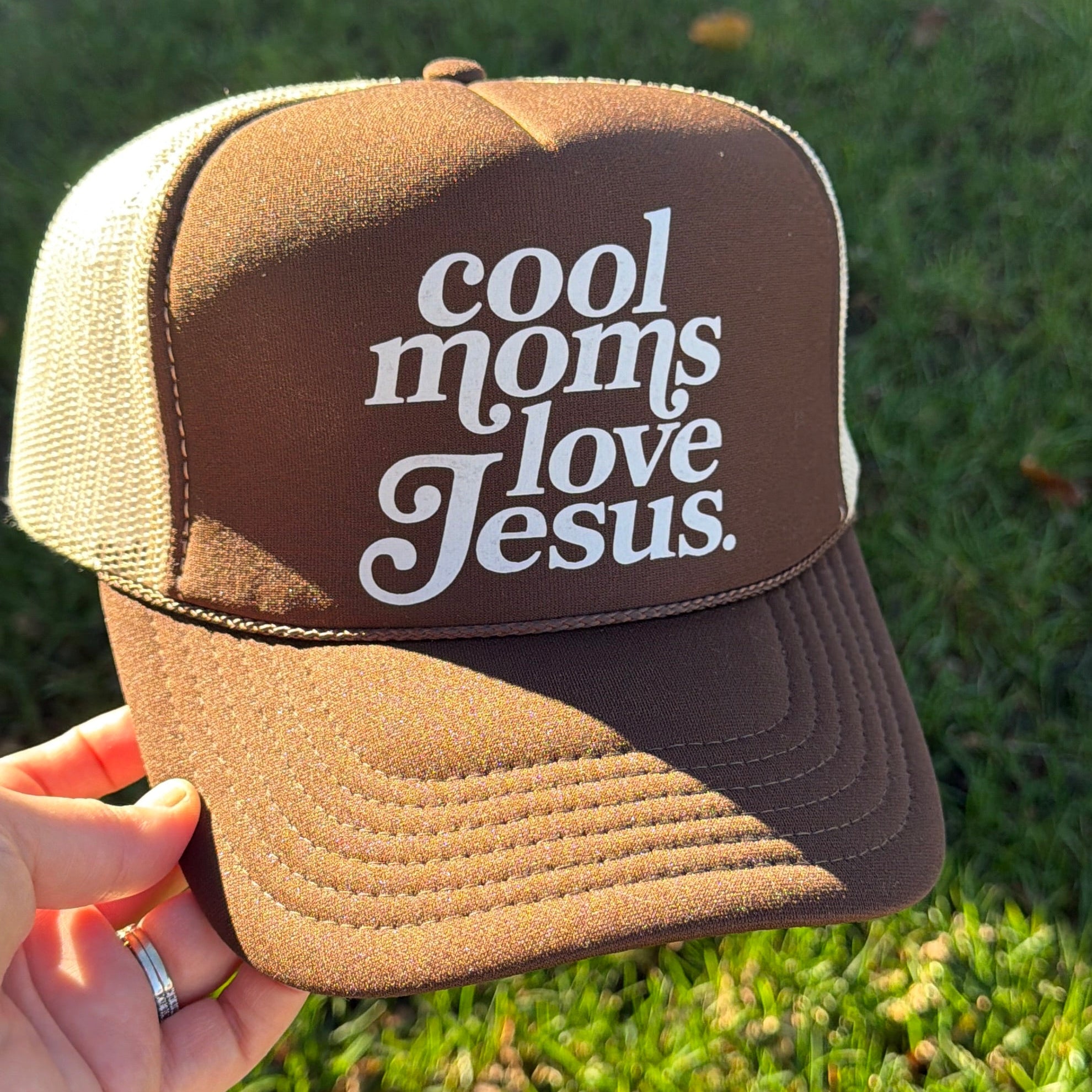 Cool Moms Love Jesus - Trucker Hat