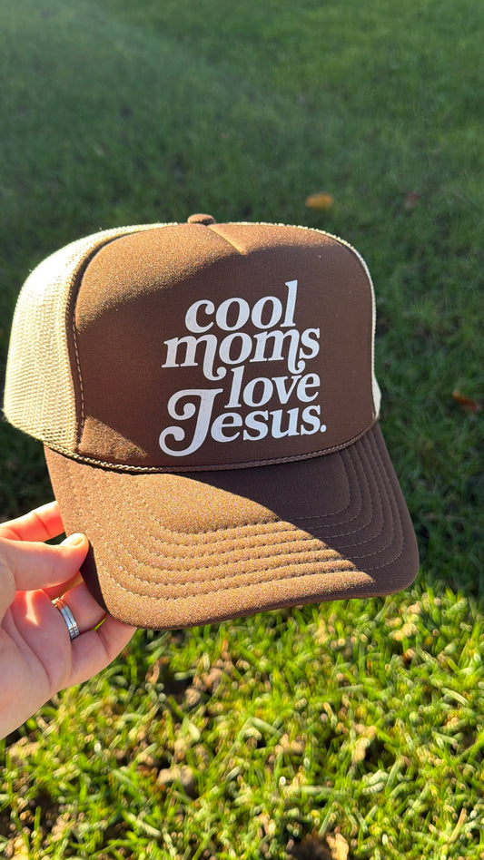 Cool Moms Love Jesus - Trucker Hat