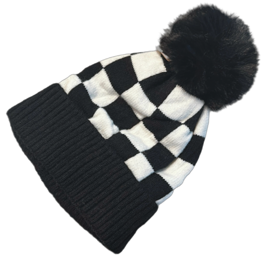 Checkered ( Adult ) Beanie