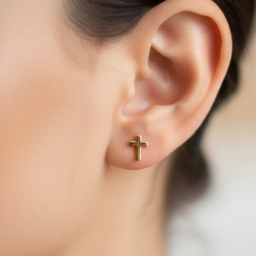 Cross - Dainty Earrings