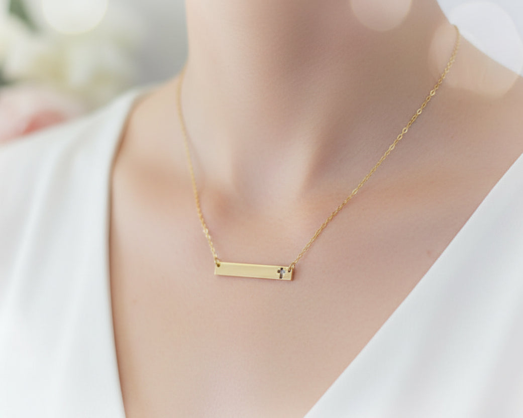 Faith - Gold Stainless steel Necklace